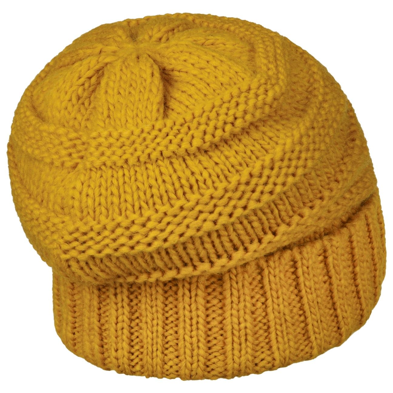 LIERYS Long Beanie Berretto Maglia Oversize Lana Alpaca Made in Germany Donna Uomo Autunno Inverno