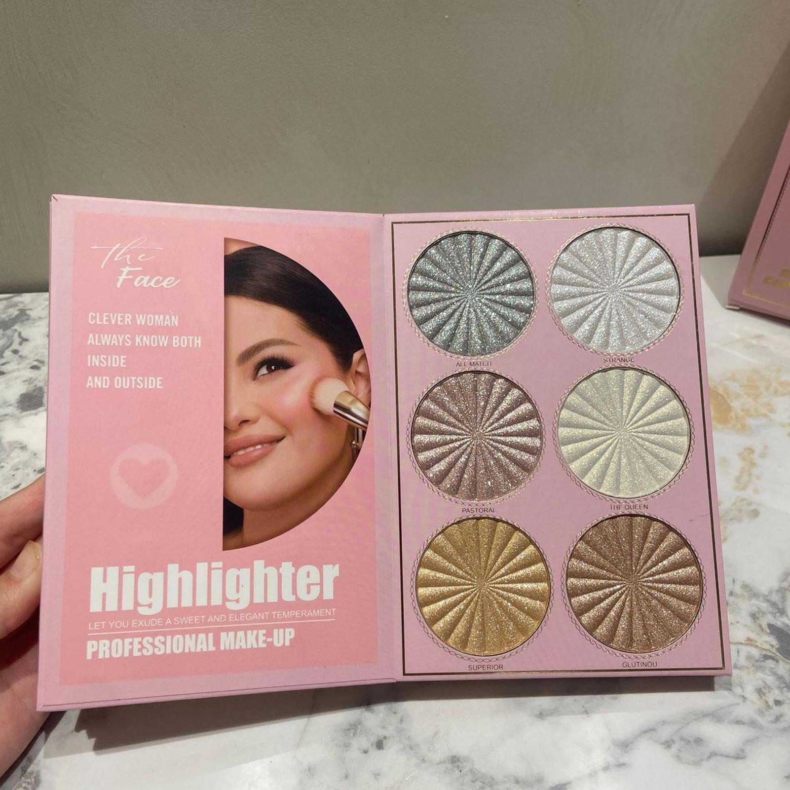 Di Ombretti Trucco 55 Colori Pigmentati Intensi Con Glitter | Palette Trucco Viso E Occhi Colorata Con Blush Per Donne Adolescenti Compleanno Natale Festa Matrimonio Appuntamenti Lavoro