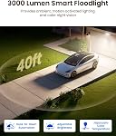 REOLINK 4K Dual-Lens Floodlight Outdoor Security Camera, 3000 Lumens, 360° PTZ 6X Hybrid Zoom, Auto-Tracking, Local AI Video Search&Storage, Dual-Band Wi-Fi 6, AC Hardwired, TrackFlex Floodlight WiFi