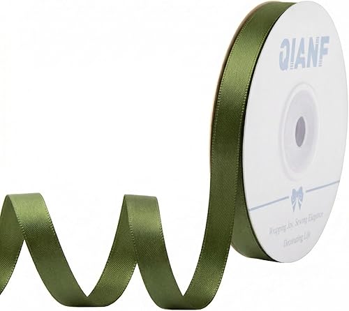 Miniatura 39 de Cinta de satén de doble cara de 3/8 pulgadas rosa para envolver regalos, hacer lazos para el pelo, adorno de silla, cinta para el Día de San