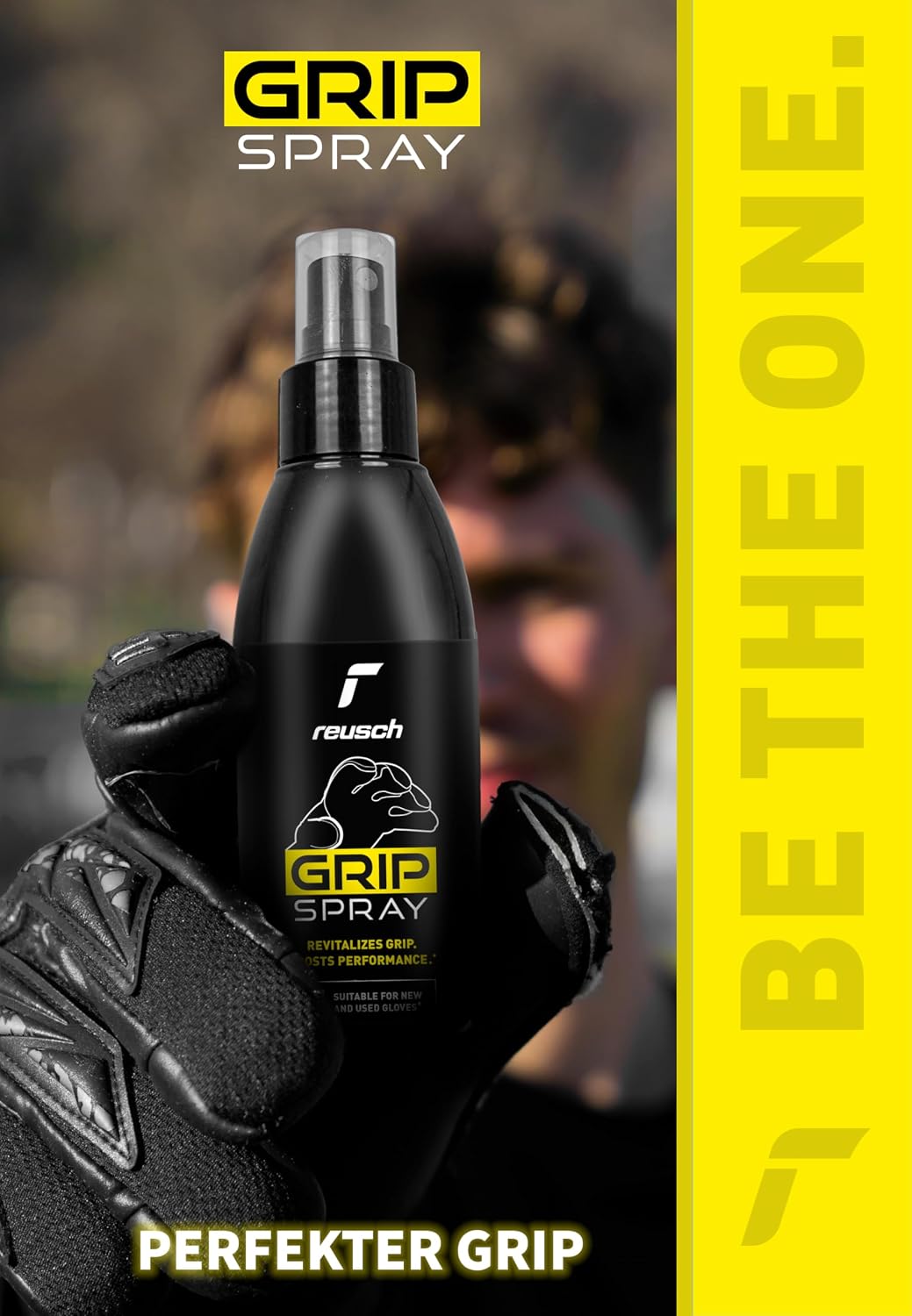 Reusch Grip Spray – Grip-Boost перчатки для вратаря, 130 мл – максимальное сцепление и точный контроль мяча