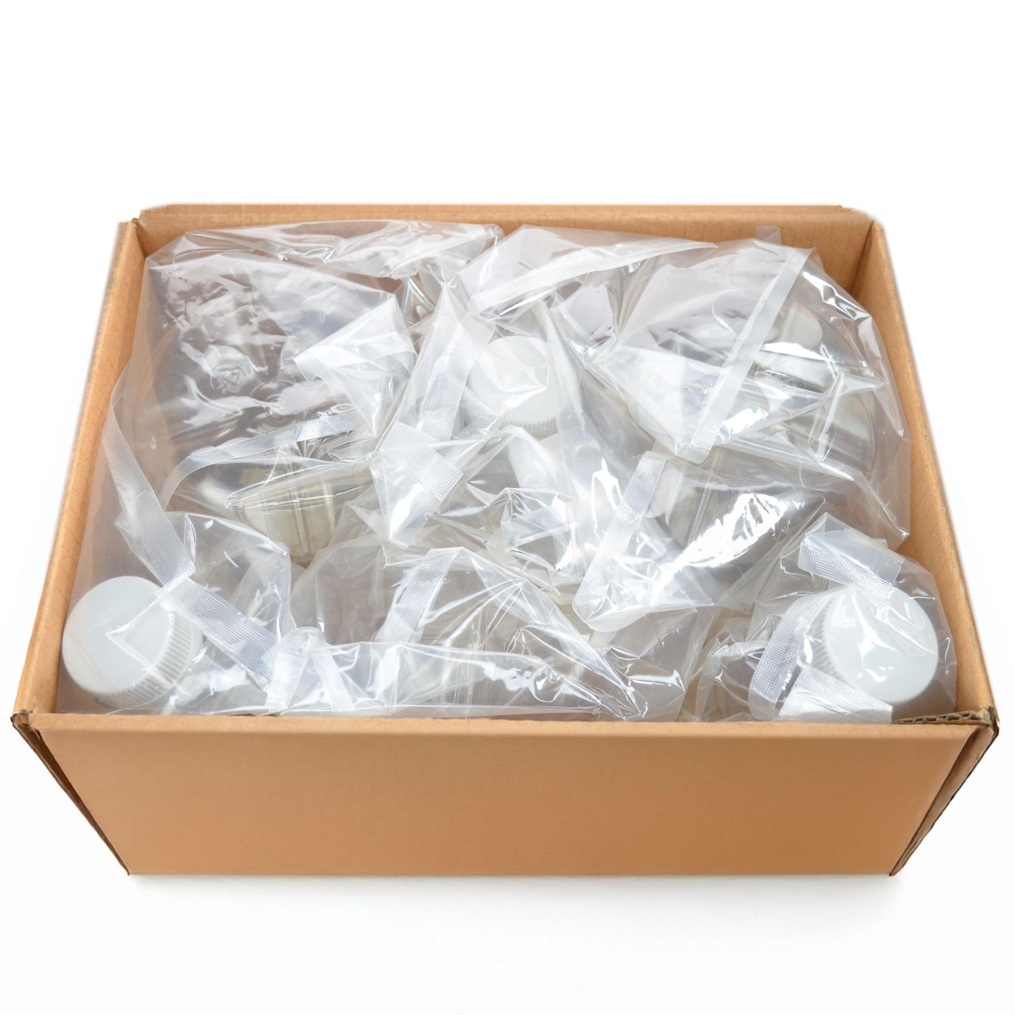 Eisco - Paquete de 6 frascos Erlenmeyer de policarbonato estéril de 1 litro, sin ventilación, parte inferior deflectada, esterilizado gamma, clase VI, grado de laboratorio, mezcla, cultivo celular