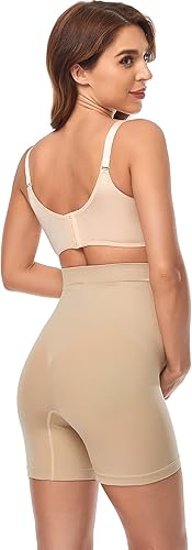 Miniatura 3 de Suwindy Fajas de maternidad para apoyo del vientre ropa interior de embarazo de cintura alta a mitad del muslo