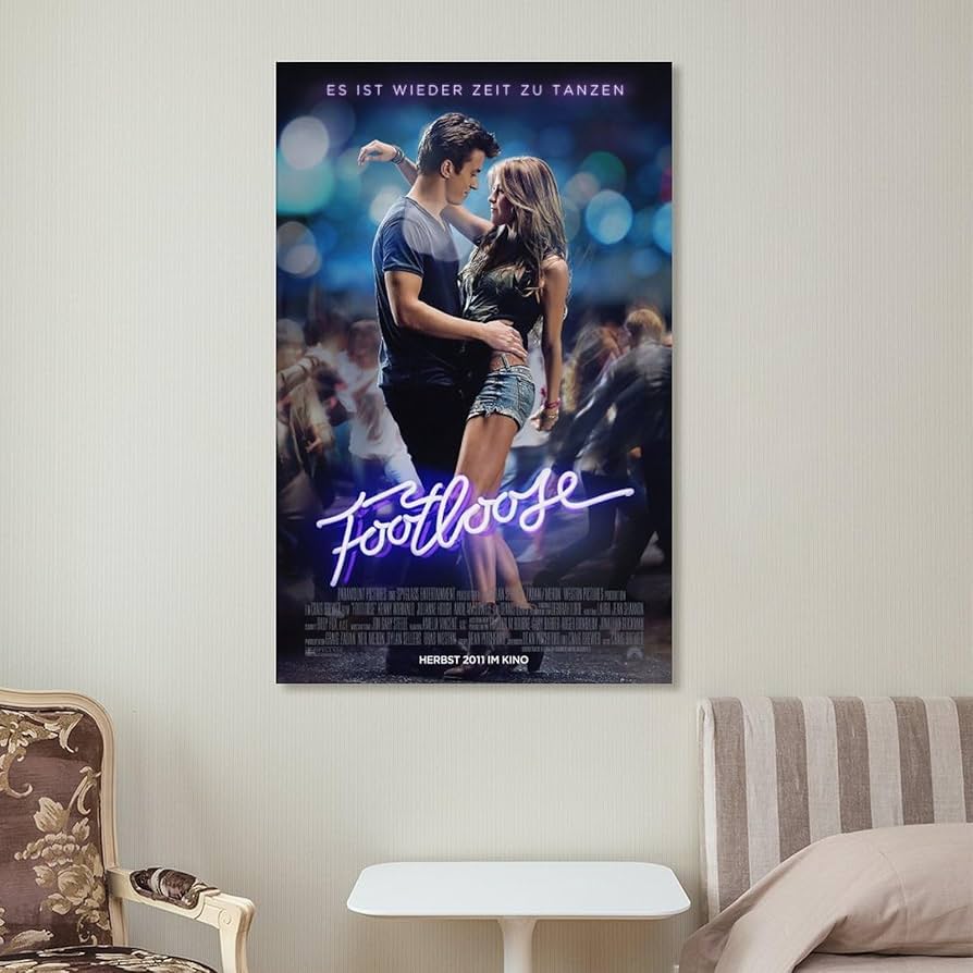 レア‼️映画「フットルース」ポスター　※出演　ケヴィン・ベーコン フットルース : 作品情報・キャスト・あらすじ - 映画.com