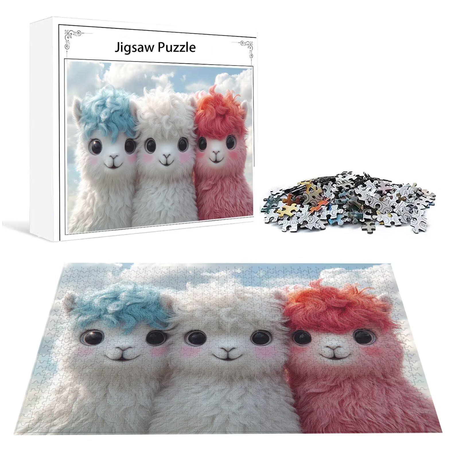 Niedlich Puzzle 1500 Teile Erwachsene Klassische Puzzles Tier Jigsaw Anspruchsvoll Impossible Schwer Pädagogisches Spielzeug Kinder Holzpuzzlem Groß Puzzlespiel Geeignet für alle Altersgruppen P-977