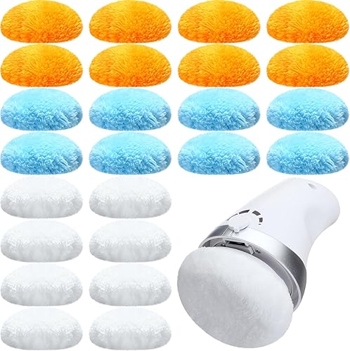 Miniatura 7 de Preboun 24 almohadillas lavables para máquina de escultura corporal, almohadilla de masaje lavable, almohadillas de fibra reemplazables, fundas de