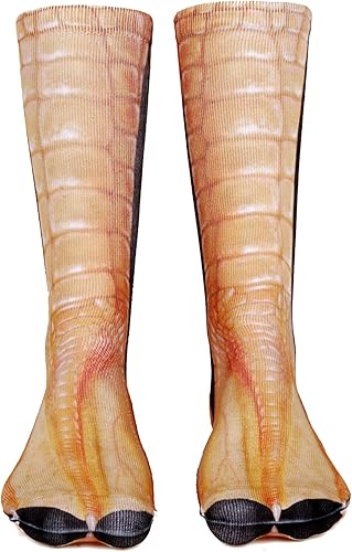 Miniatura 4 de Calcetines de patas de animales, loco diseño en 3D de patas de gatos, perros y tigres. Divertido regalo navideño para mujer u hombre adultos