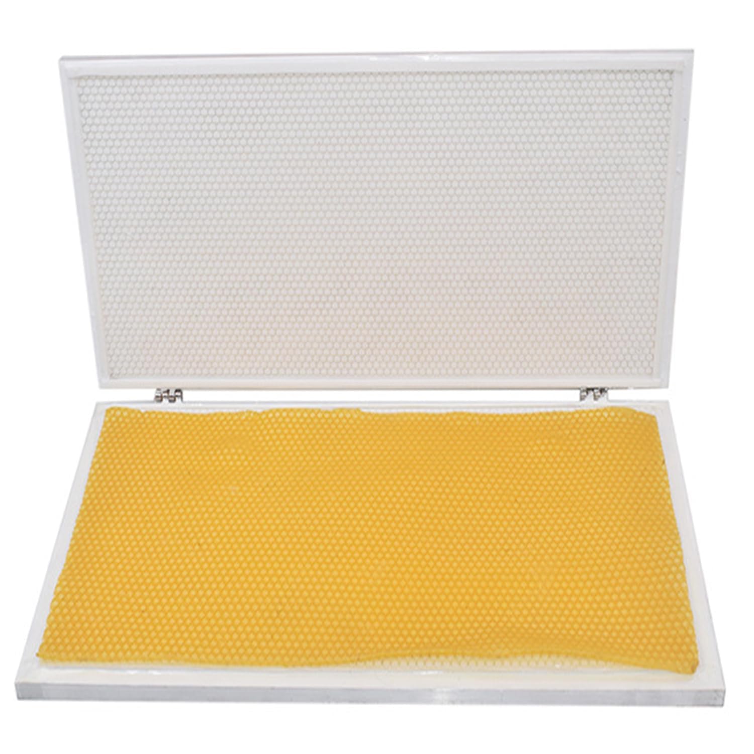 Eoweiot Beeswax Foundation Machine for Beekeeping, Easy Demoulding with Silicone Embossing Sheet Mold (5.35mm)