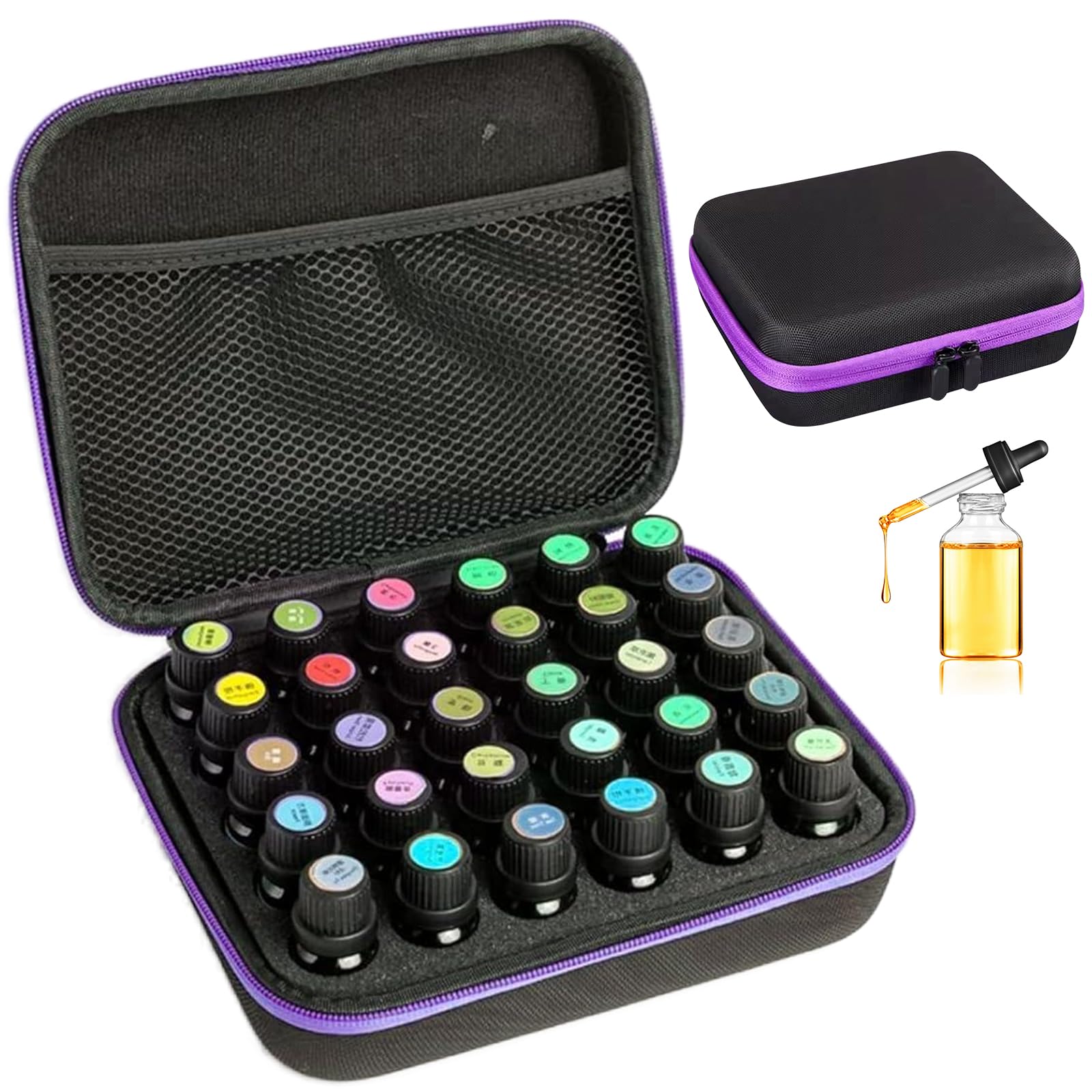 1Pcs Borsa per Oli Essenziali in Eva Custodia per Oli Essenziali EVA da 10 Slot Borsa per Olio Essenziale Portatile per Trasportare Oli Essenziali per la Conservazione in Viaggio o a Casa(5/10ml 1Pcs Borsa per Oli Essenziali in Eva Custodia per Oli Essenziali EVA da 10 Slot Borsa per Olio Essenziale Portatile per Trasportare Oli Essenziali per la Conservazione in Viaggio o a Casa(5/10ml