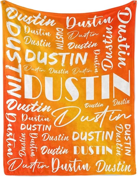 Name Blanket Personalized Name Blanket Customized Blanket with Name Text for Adult Kid Birthday Christmas Mothers Fathers Valentines Day Gift