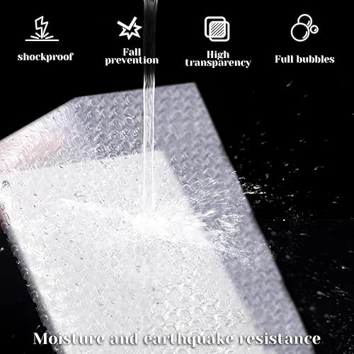 Miniatura 5 de 200 bolsas de plástico de burbujas, 4 x 6 pulgadas, bolsas transparentes de burbujas, materiales de embalaje para artículos frágiles, fundas para