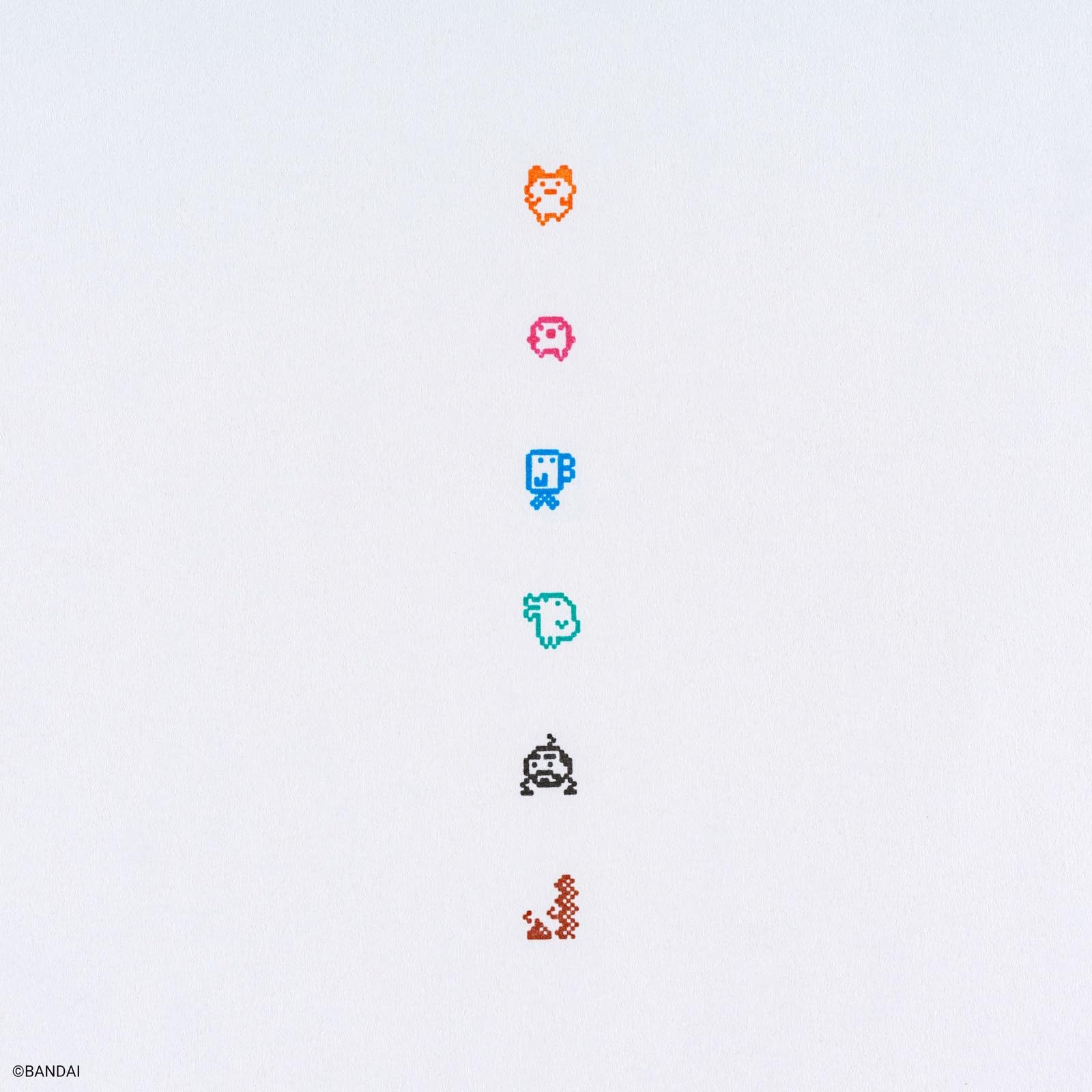 Hobonichi Techo Accessories - Kodomo no Kao x Hobonichi: Pochitto6 - Sello pulsador (Tamagotchi)