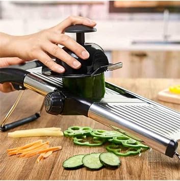 Jet's Home Mandolin Vegetable Slicer Stainless Julian Cutter Steel Chopper Vegetable Cutter