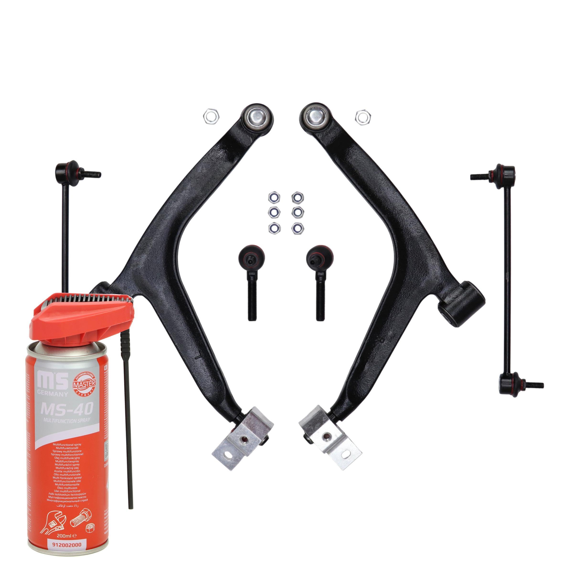 36871-KIT-MSP Kit Juego de reparación brazo de suspensión con tuerca autofijadora Delantero Izquierda Delantero Derecha Delantero 200ml