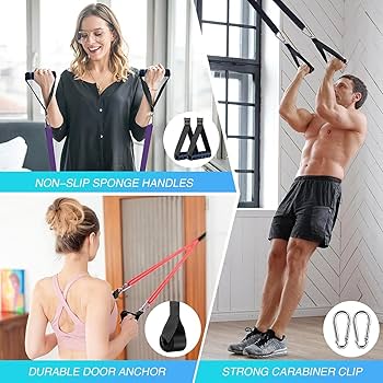 Pull Up Bands, Resistance Bands, Pull Up Assistance Band Set Of 6 For Men & Women, Exercise Workout Band For Working Out, Body Stretching, Physical Therapy, Muscle Training