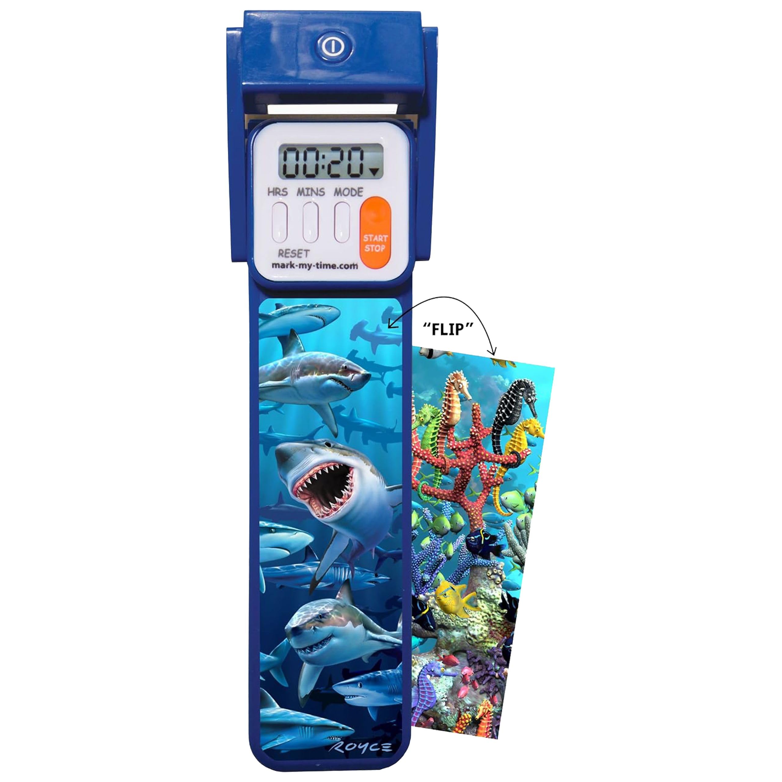 Mark-My-Tme Dgtal Bookmark And LED Book Lght - Tmer And Book Mark