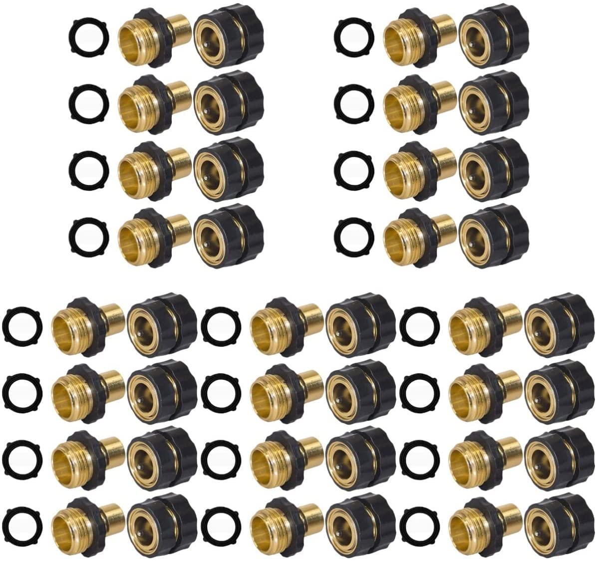 20 set connettore per tubo da giardino da giardino tubo da giardino adattatore per tubo a connessione rapida adattatore per tubo a connessione rapida, 3/