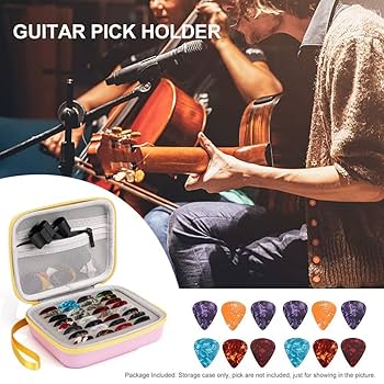 hiyu レザーピックケース Gibson Premium Leather Pickholder Keychain Black | Guitar Center