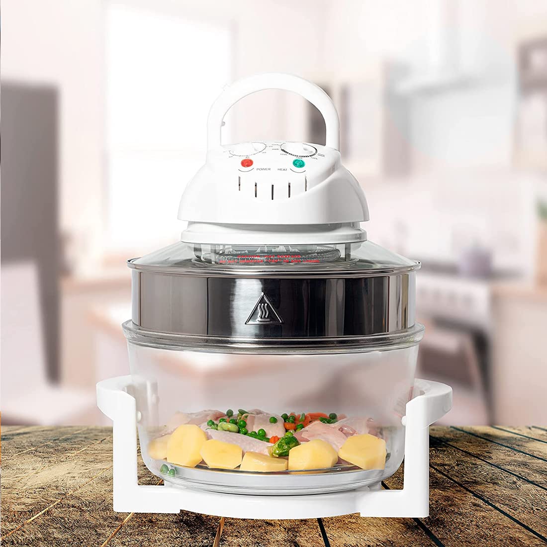 JILI - BEST Four à convection halogène avec minuterie numérique 1400 W 17 L (6229