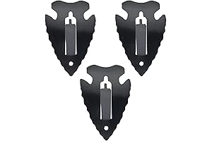 Arrowhead European Mount Skull Plaque Wall Hanger (3 Mounts, Black)