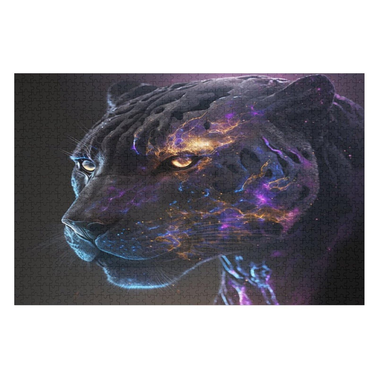 Leopard 2000 Teile Papierpuzzle,einzigartiges Puzzle, Geschenk Für Erwachsene,Familienspiel,Herausforderungsaktivität,70x100cm