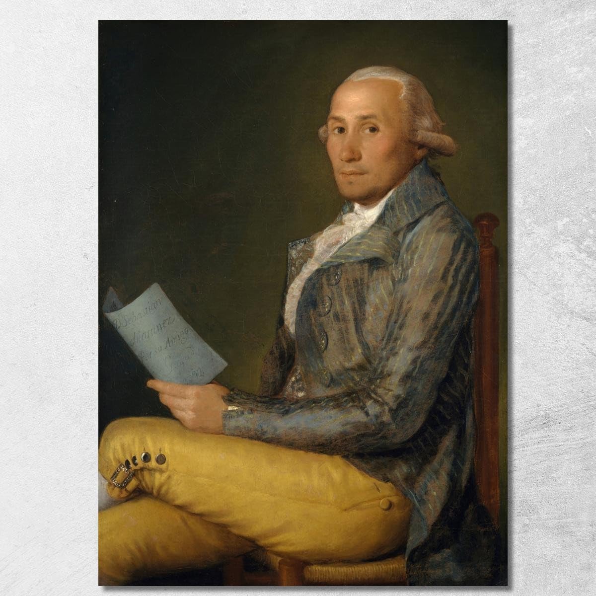 Tableau fgy56 Francisco de Goya : toile fine art haut de gamme encadrée de 130 x 90 cm