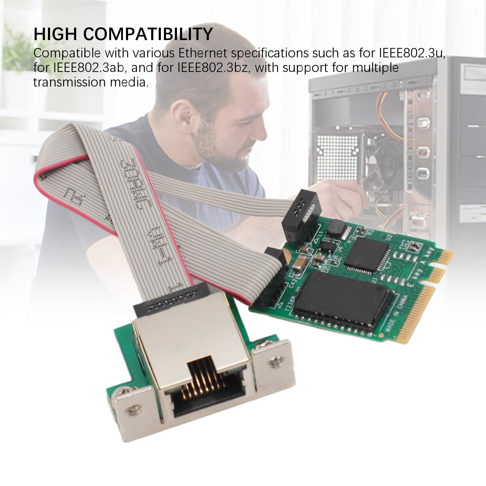 Informatique M2 M.2 Ngff E A Key Lan Ethernet Rj45 De 2,5 Gi | Meses