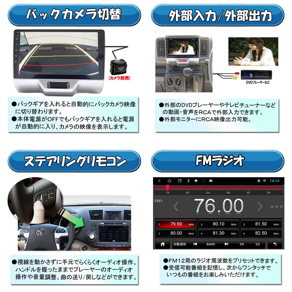Amazon.co.jp: WOWAUTO スズキDA17系エブリイ エブリィ専用カーナビ9