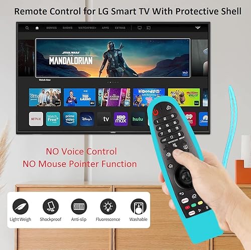 Miniatura 2 de Mando a distancia para TV LG, con cubierta remota luminosa de silicona, compatible con todos los modelos de TV LG, AN-MR20GA AN-MR600G AN-MR650G