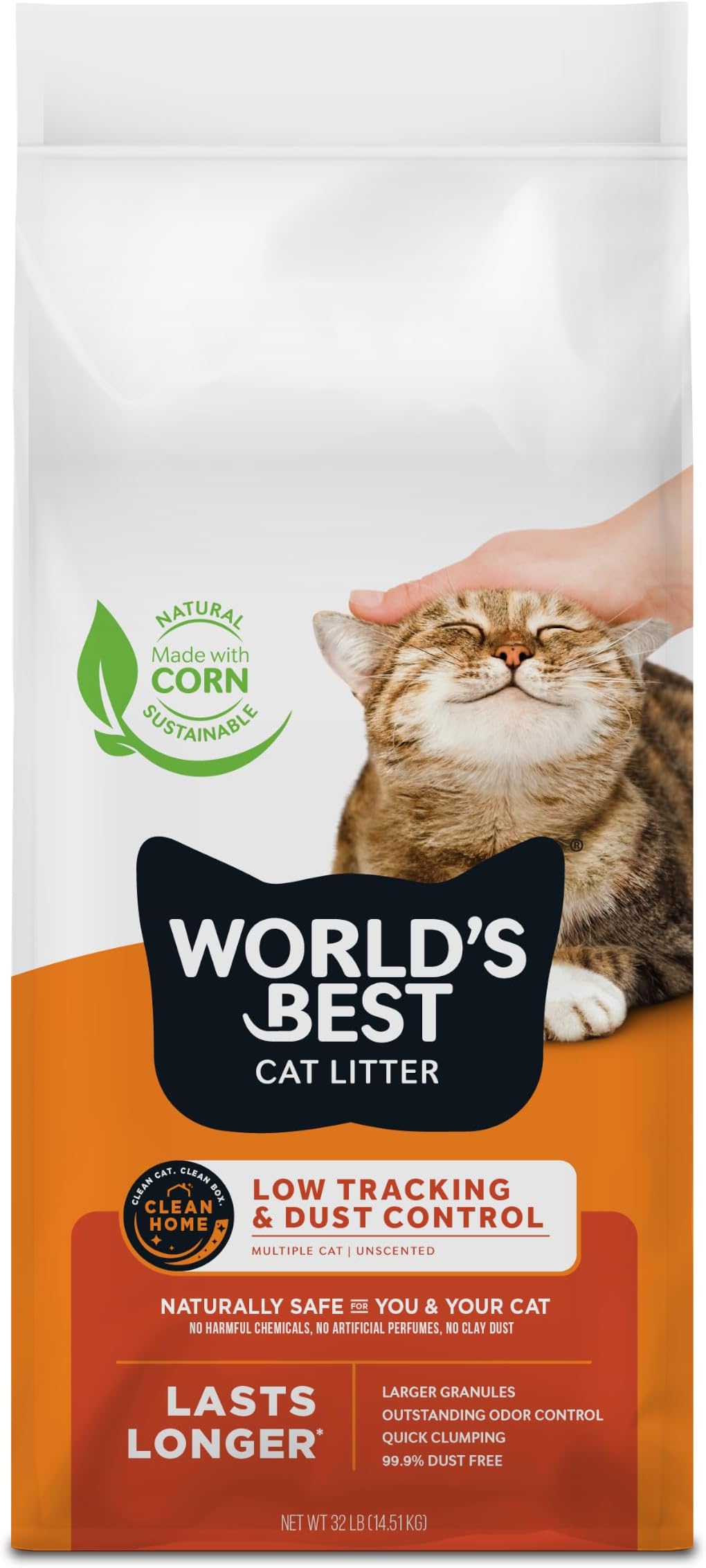 Low Tracking & Dust Control, Unscented, 32 lb Bag