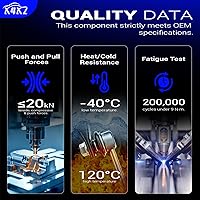 Vista 5 de Varillas de barra estabilizadora delantera de aleación de zinc-níquel para Toyota Avalon 2013-2018, Camry 2007-2017, Lexus ES300h 2013-2018 y Lexus