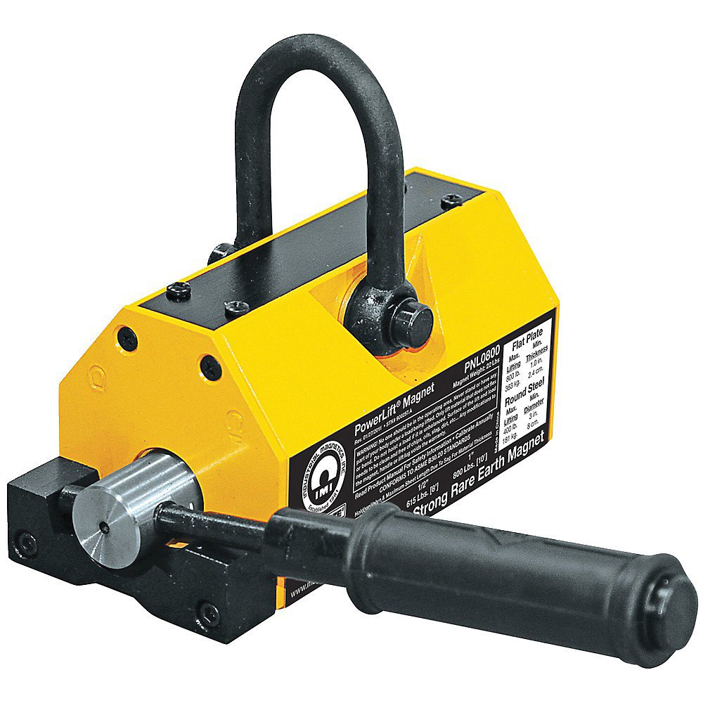 Mag-Mate PNL0800 PowerLift Magnet - Dimensions: 6.38