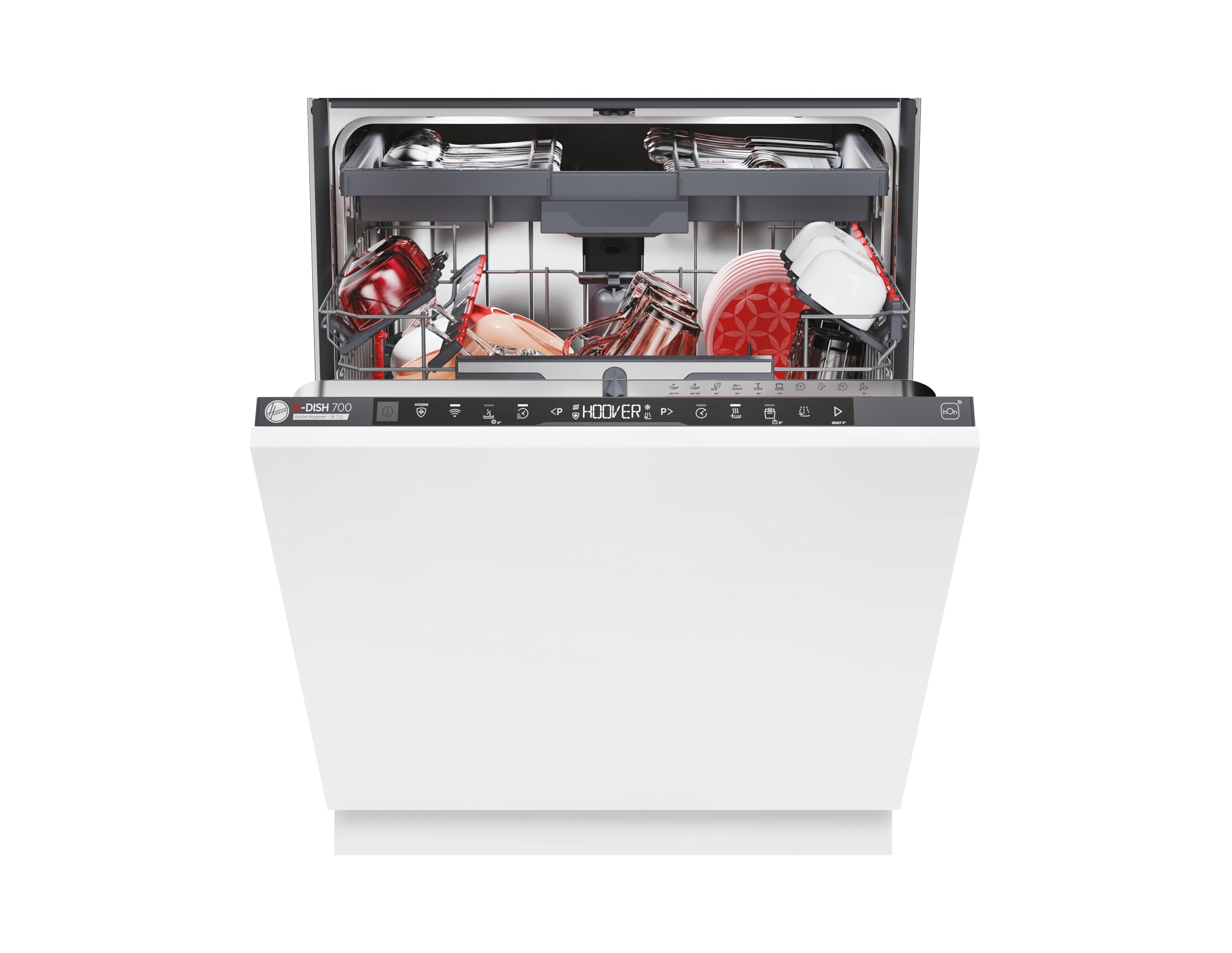 Hoover H-Dish 700 Hi 6B2S3Psta-80, 60Cm Wide, 16-Place Dishwasher, B Energy, Wifi