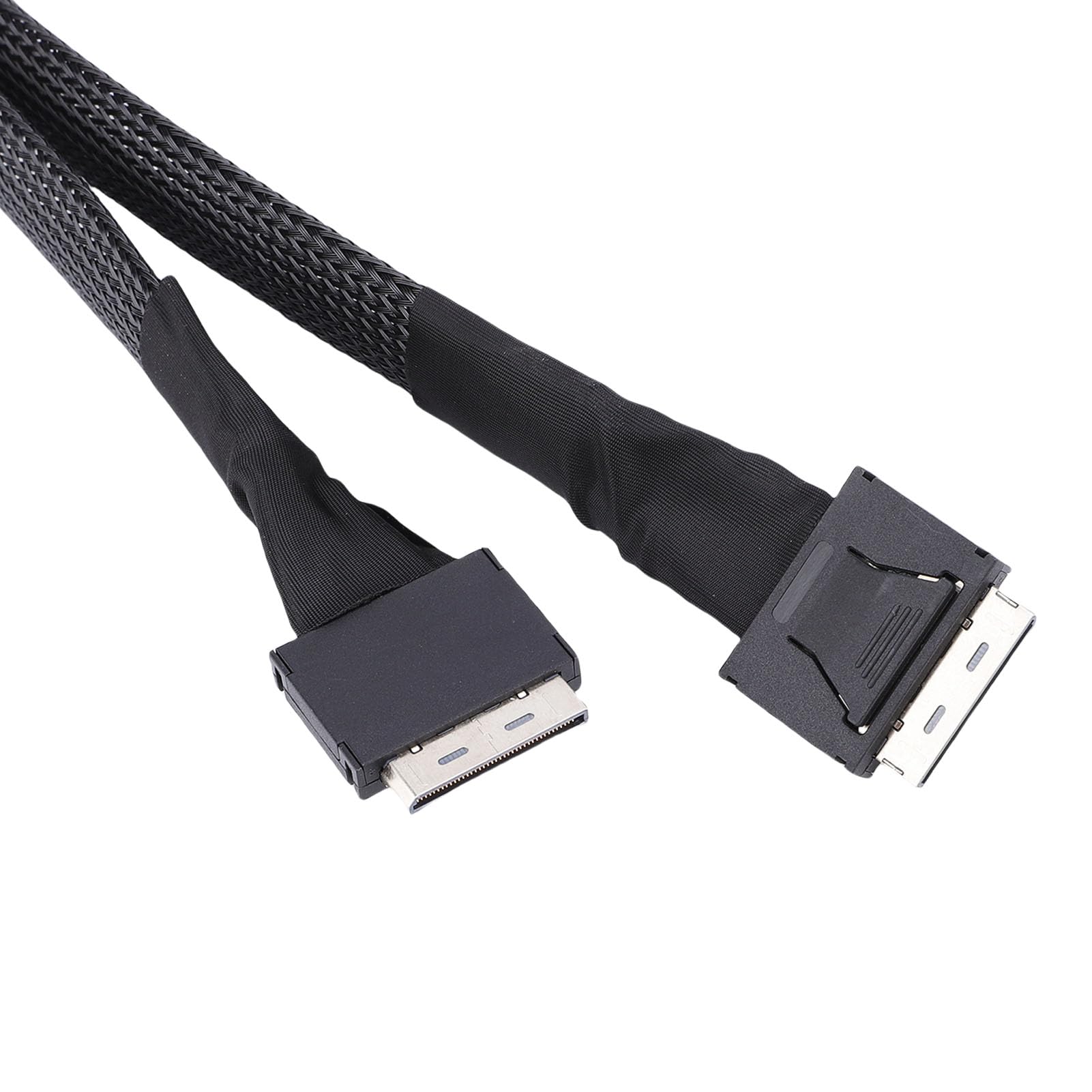 PCIe 4.0 X16 Bifurkationsadapter-Riser-Karte, Hochgeschwindigkeits-Plug-and-Play-Split-Verlängerungskabel, 65 cm Länge für Computer-Motherboard-Erweiterung mit mehreren Geräten