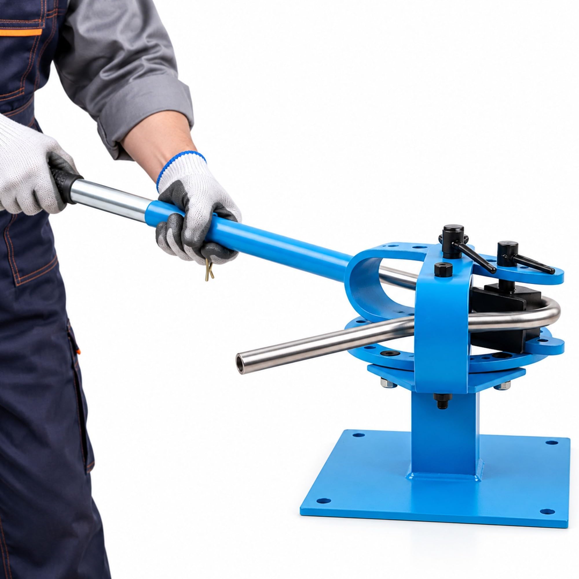 Piegatubi manuale da 1"-3",strumento for piegare tubi in metallo resistente