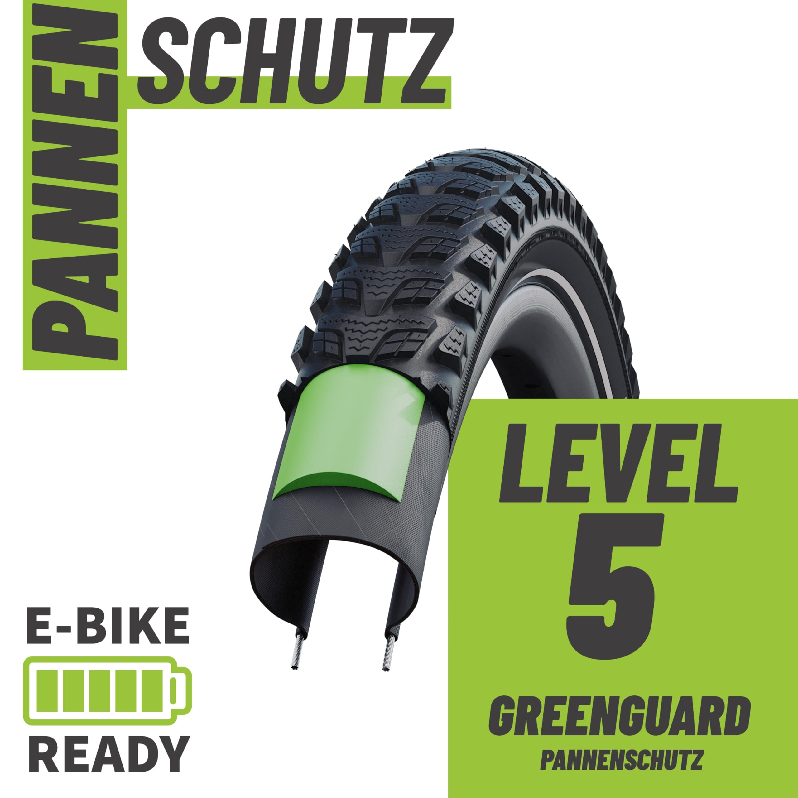 2er Set Schwalbe Fahrradreifen Marathon 365 28 Zoll (Verschiedene ETRTO: 40/47/50/55-622) + AV, DV, SV, SCV Schlauch oder Ohne Schlauche +3 Reifenheber