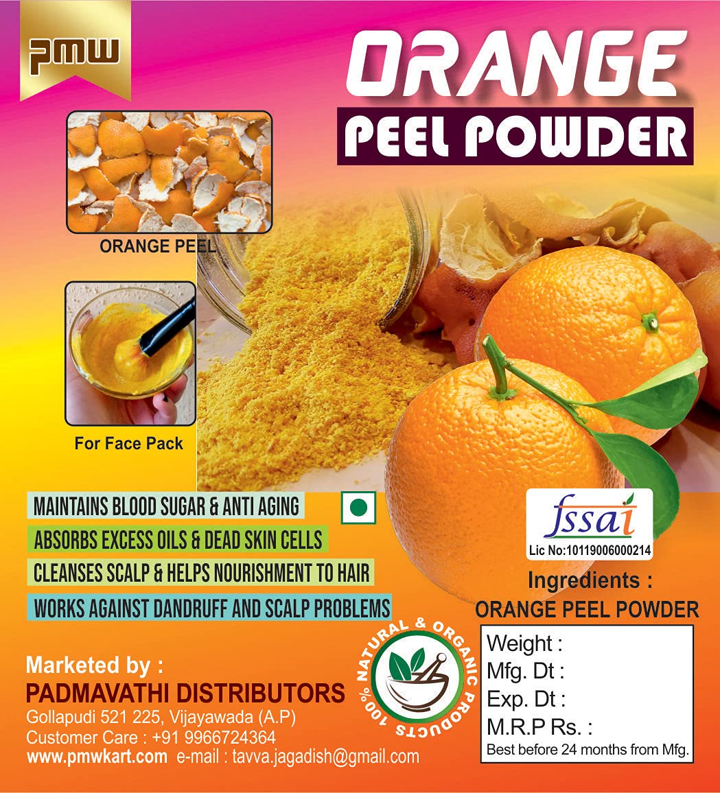 Pmw - Grade A Quality Orange Peel Powder - 1 Kilo-image-38