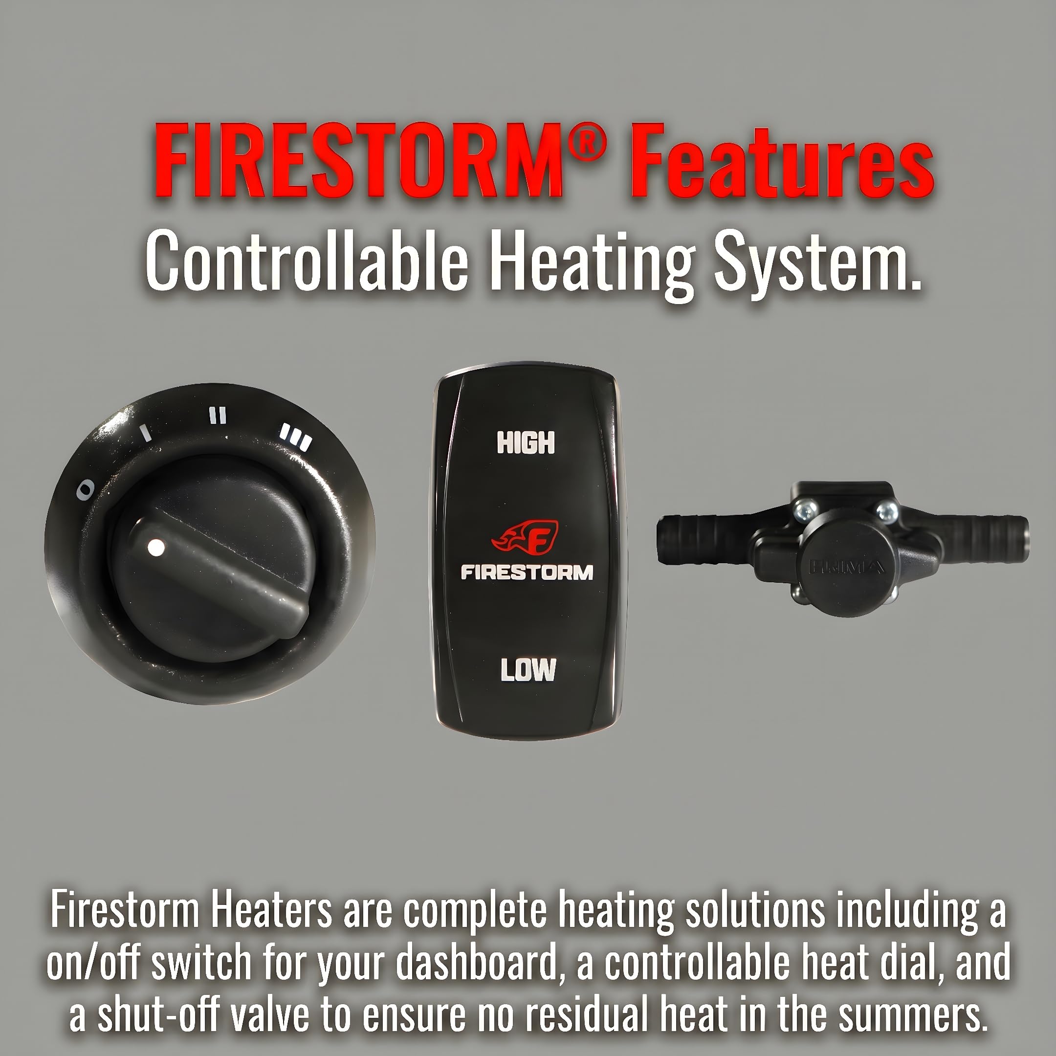 FIRESTORM® UTV Cab Heater by MotoAlliance fits 2020-2026 Yamaha