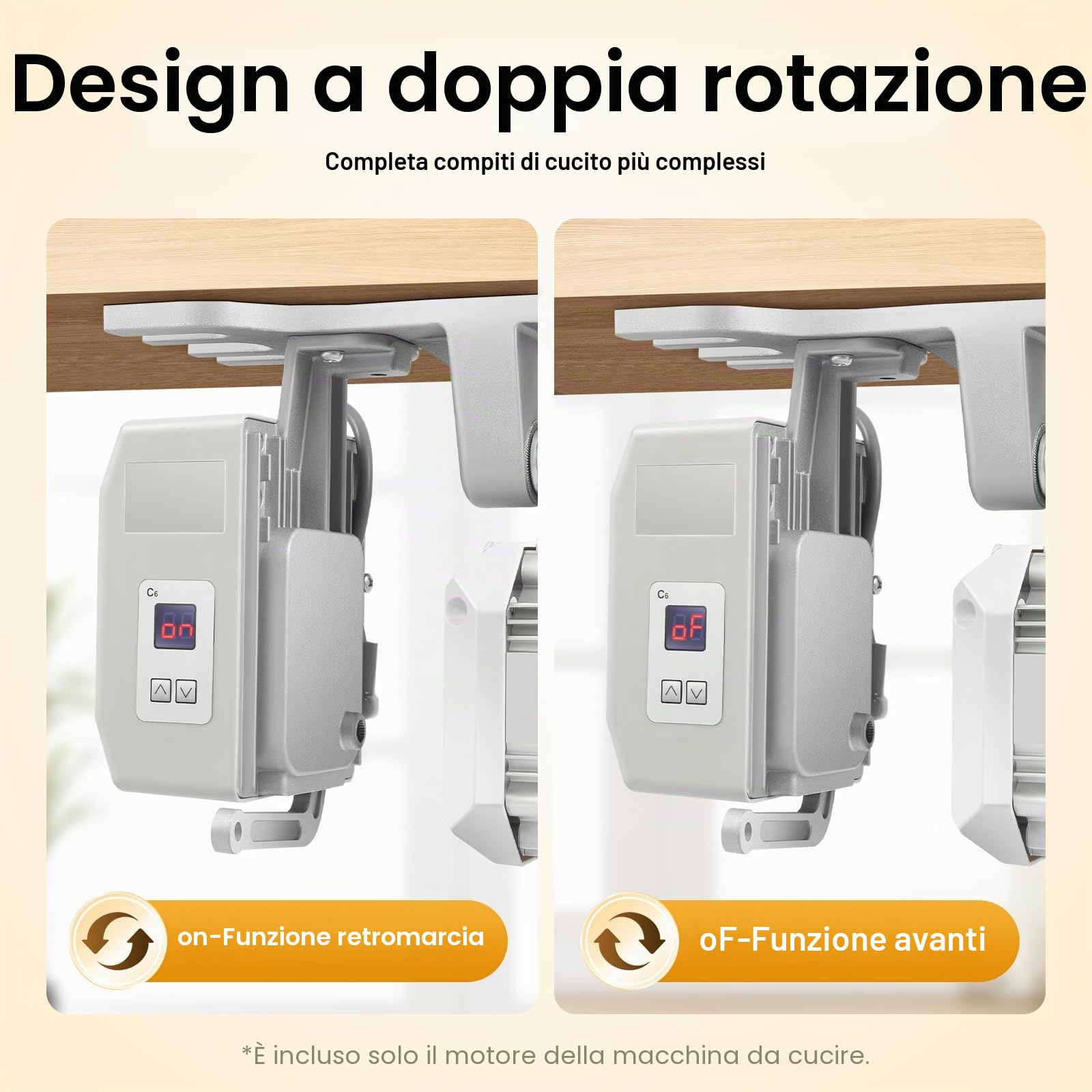 MINRS Motore per macchina da cucire, 550 W, 220 V, motore industriale per macchina da cucire, 500 – 3500 rpm, servomotore, macchina da cucire industriale, motore adatto per macchine da cucire e