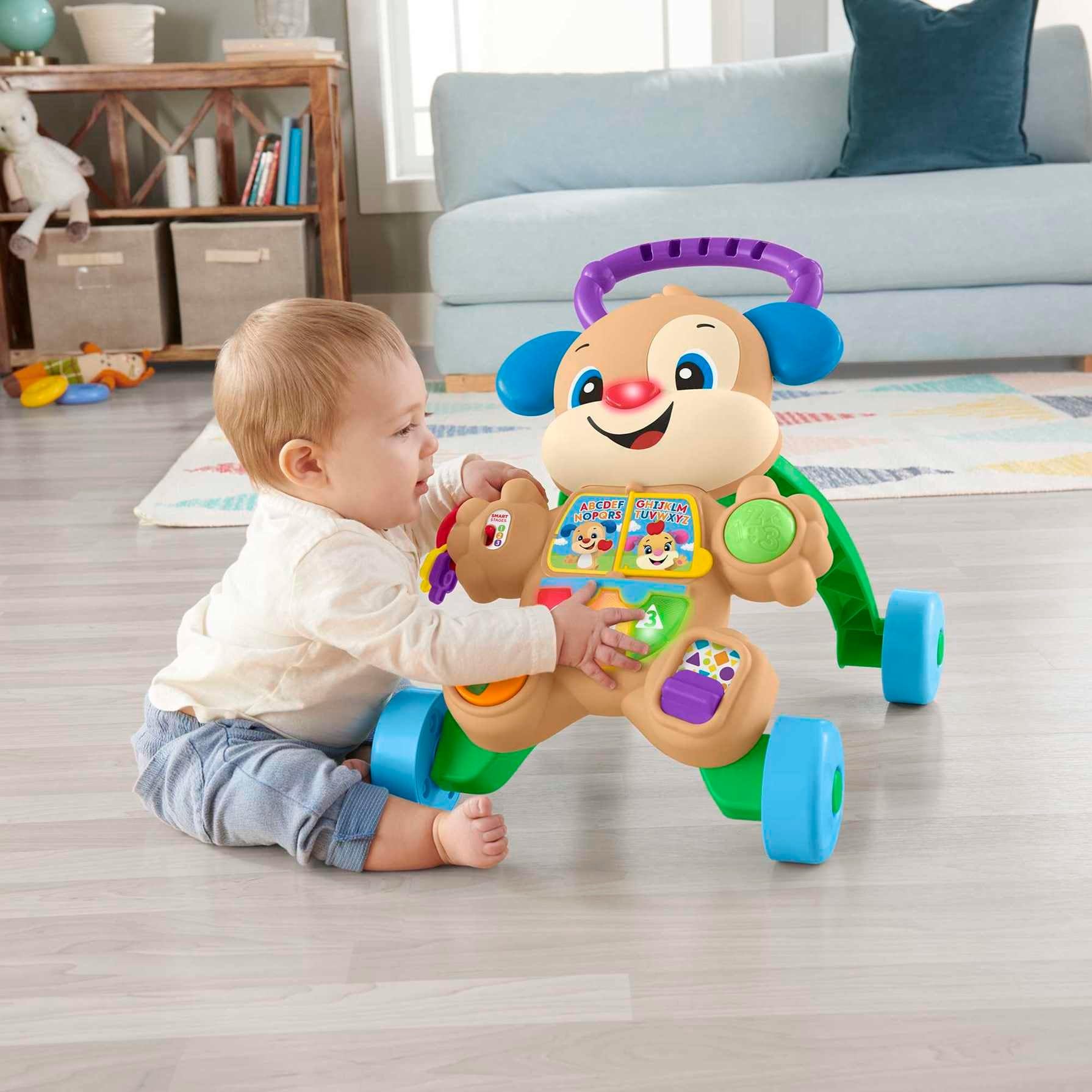 Andador Perrito Primeros Pasos Fisher-Price Ríe Y Aprende - Multilenguaje