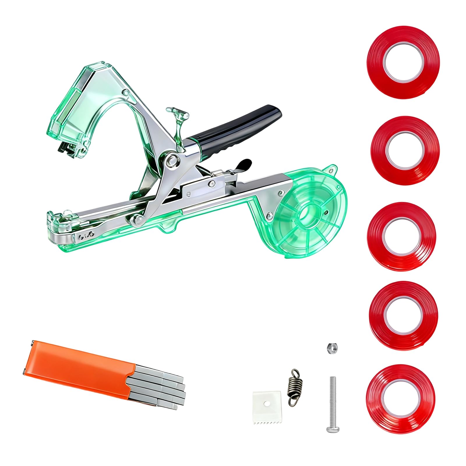 Zxfdsfdbnm 5 Strap Set Hand Operated Vine Knot Tying Machine For Efficient Binding Of Plant In Gardening Agriculture Durability Binding Device Garden Tyer
