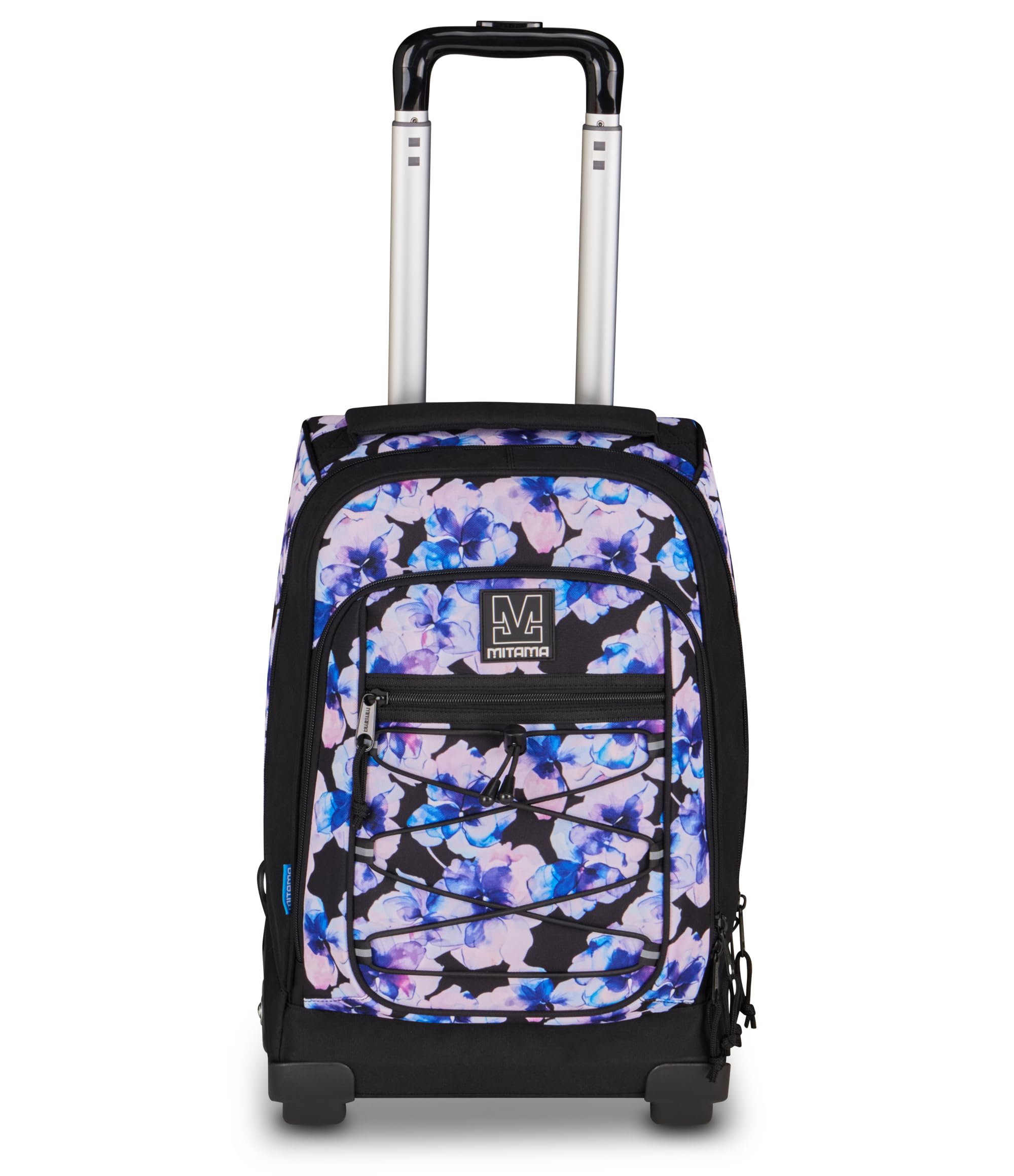 Mitama Zaino Bambini Trolley #BDBF Mitama FloralBeat, Spallacci a scomparsa, Ragazzi e Ragazze, Tasca con Portapenne, Multiuso, Bagaglio a mano, viola