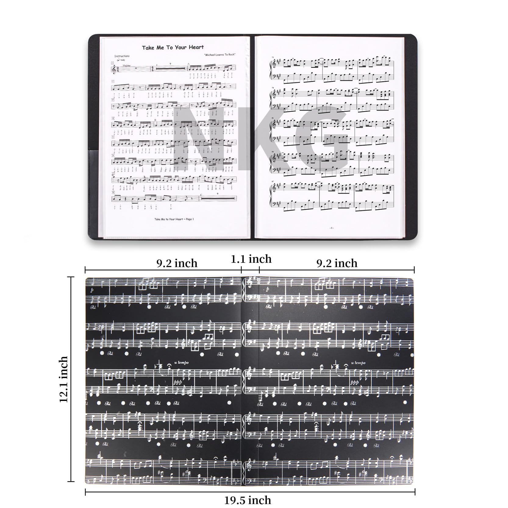 Notenordner, Großpackung, 24 Stück (Notation, 24p)