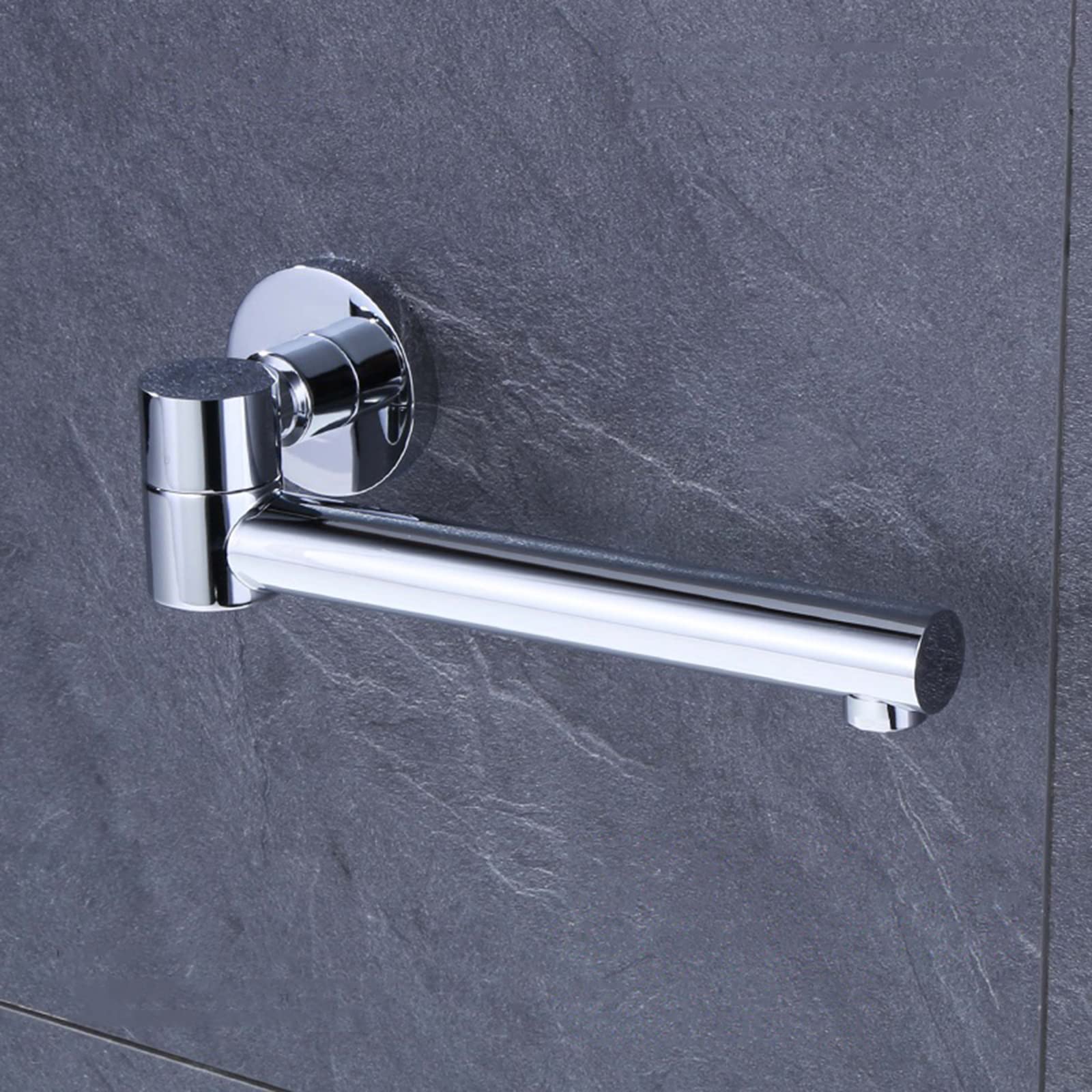 Bec de baignoire mural en laiton orientable mélangeur douche sortie eau pliable