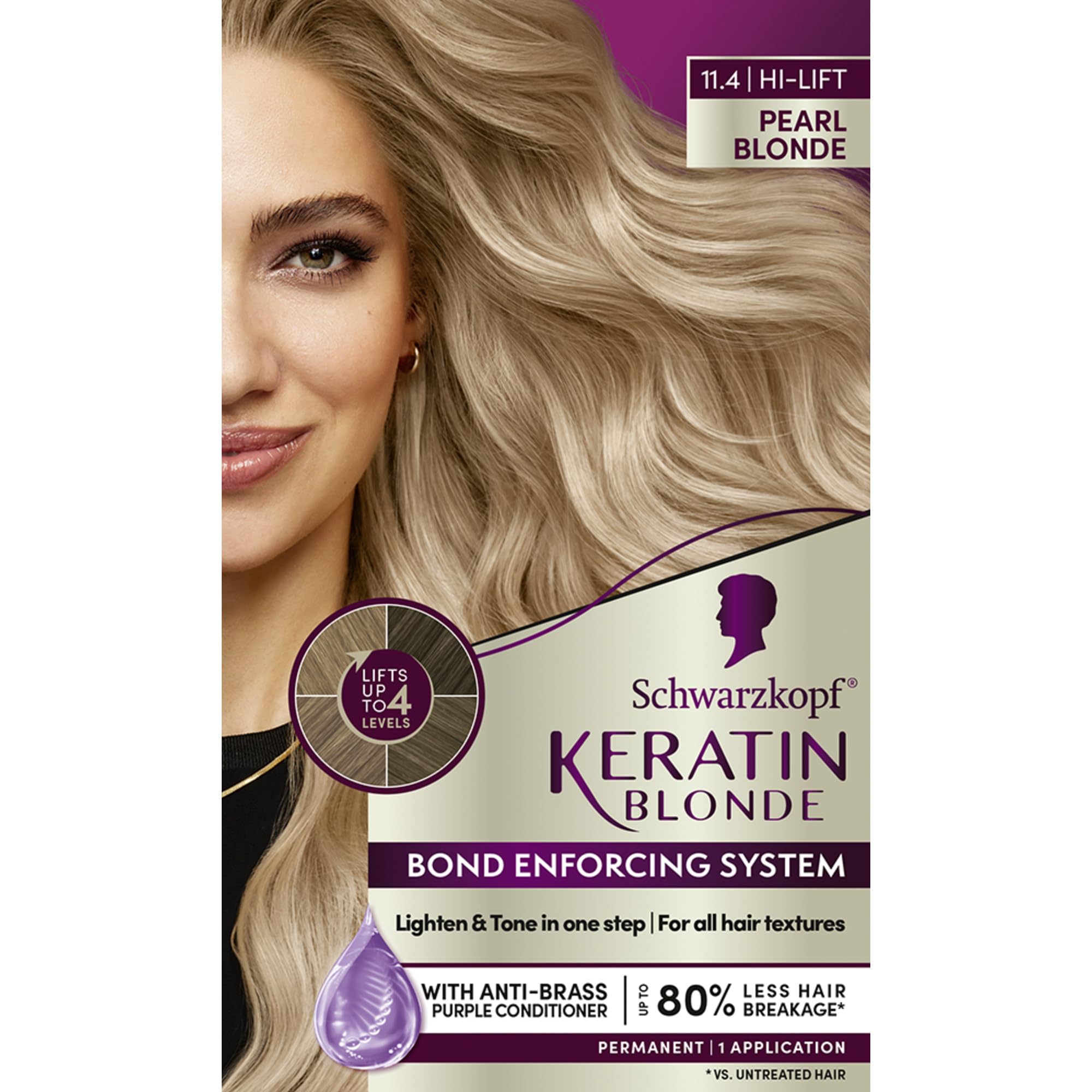 Schwarzkopf Keratin Color Permanent Hair Color
