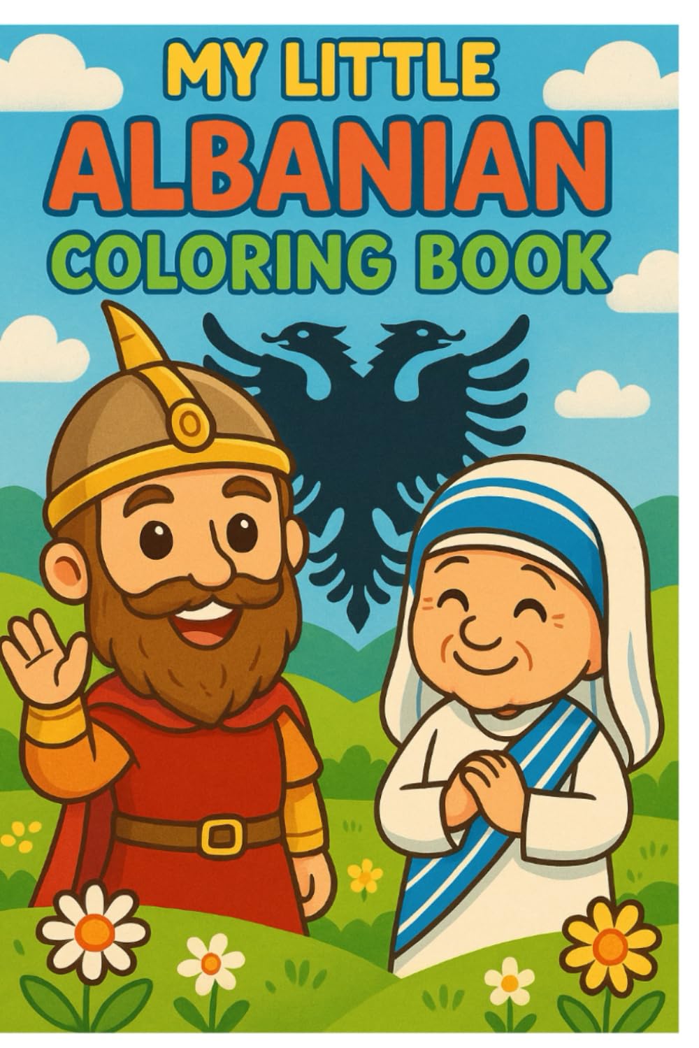 My little Albanian colouring book