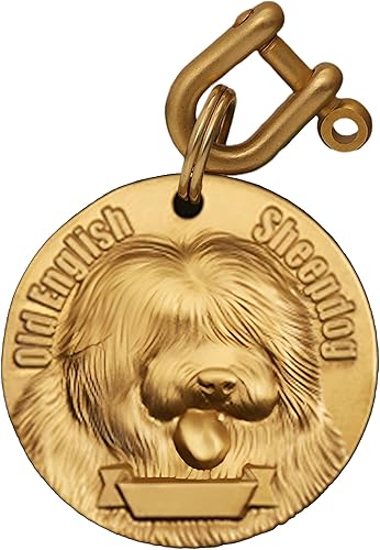 Miniatura 9 de Davisia Etiquetas de identificación para mascotas de cobre puro, etiquetas para perro personalizadas, patrón de mascota de alivio tridimensional,