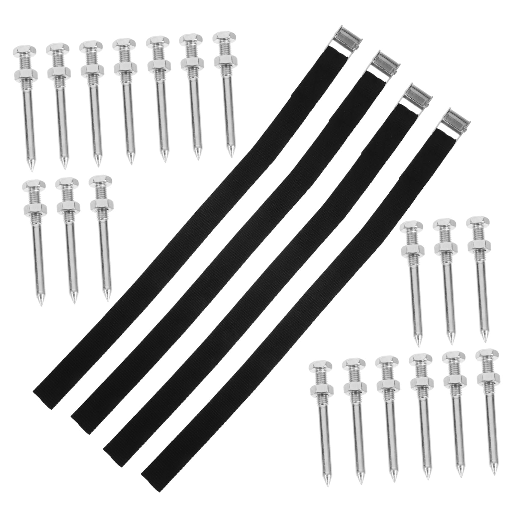 Cabilock 1Set Garden Lawn Aerator Shoes with Straps Spikes Easy to Assemble Aeration Tool for Lawn Care and Gardening for Grass Aeration