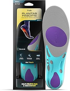 Frido Plantar Fasciitis Pain Relief Ortho Insoles | Orthopedic Arch Support Insoles For Men &amp; Women | Trim-to-fit | For Fo...
