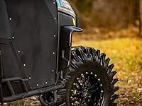 Vista 7 de SuperATV Guardabarros guardabarros para Polaris Ranger XP 1000 2018+ (ver ajuste) Durabilidad extrema Protege contra rocas, suciedad, arena
